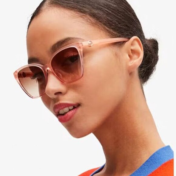 Final Price! Kate Spade AMIYAH/G/S 02M2 9O Black/Grey Sunglasses - Picture 9 of 11